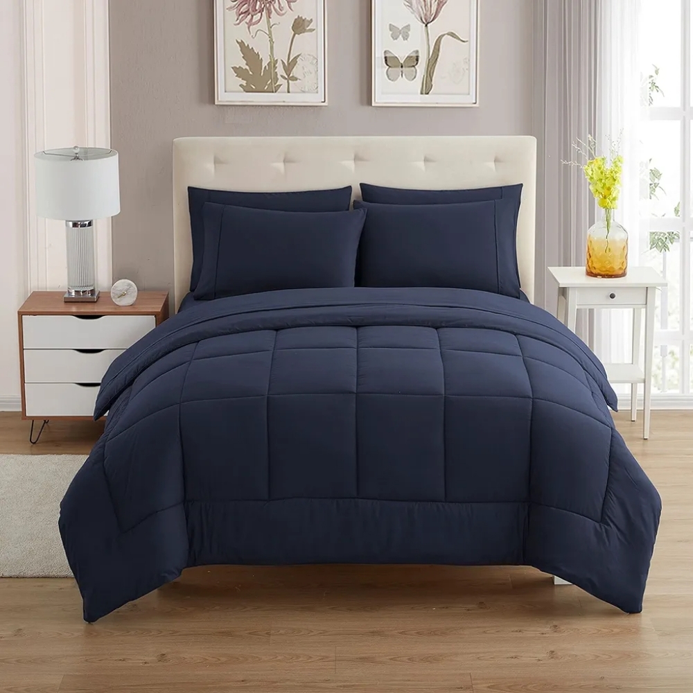 SWEET HOME COLLECTION Down Alternative 7-Pc. Queen Comforter Set - Picture 3 of 11